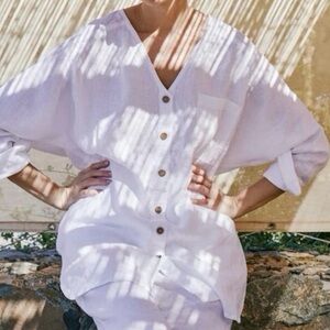 notPERFECTLINEN Livorno Tunic Top